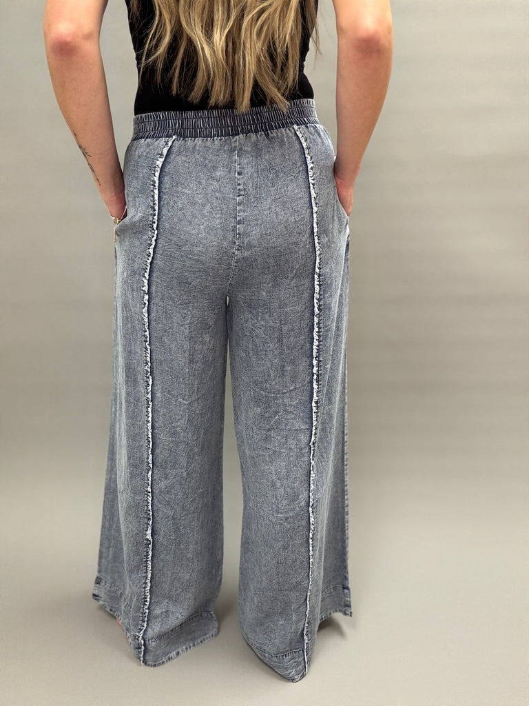 Tencel Wide Leg Pants