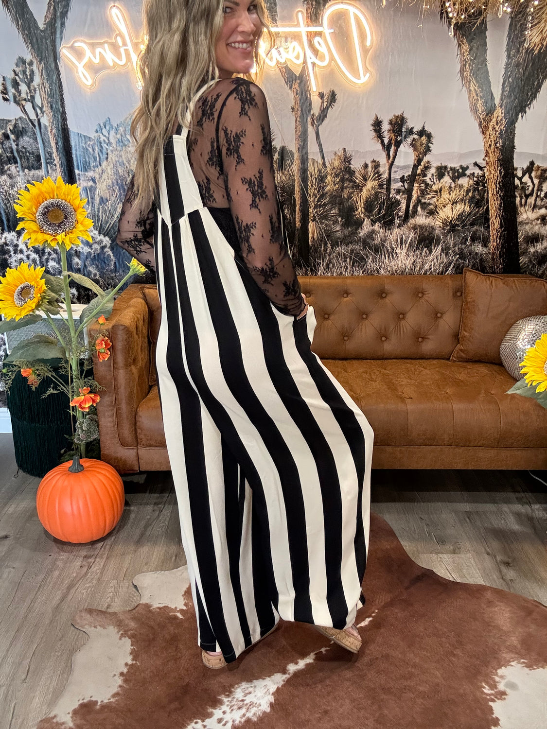 Bewitched Stripe Jumpsuit