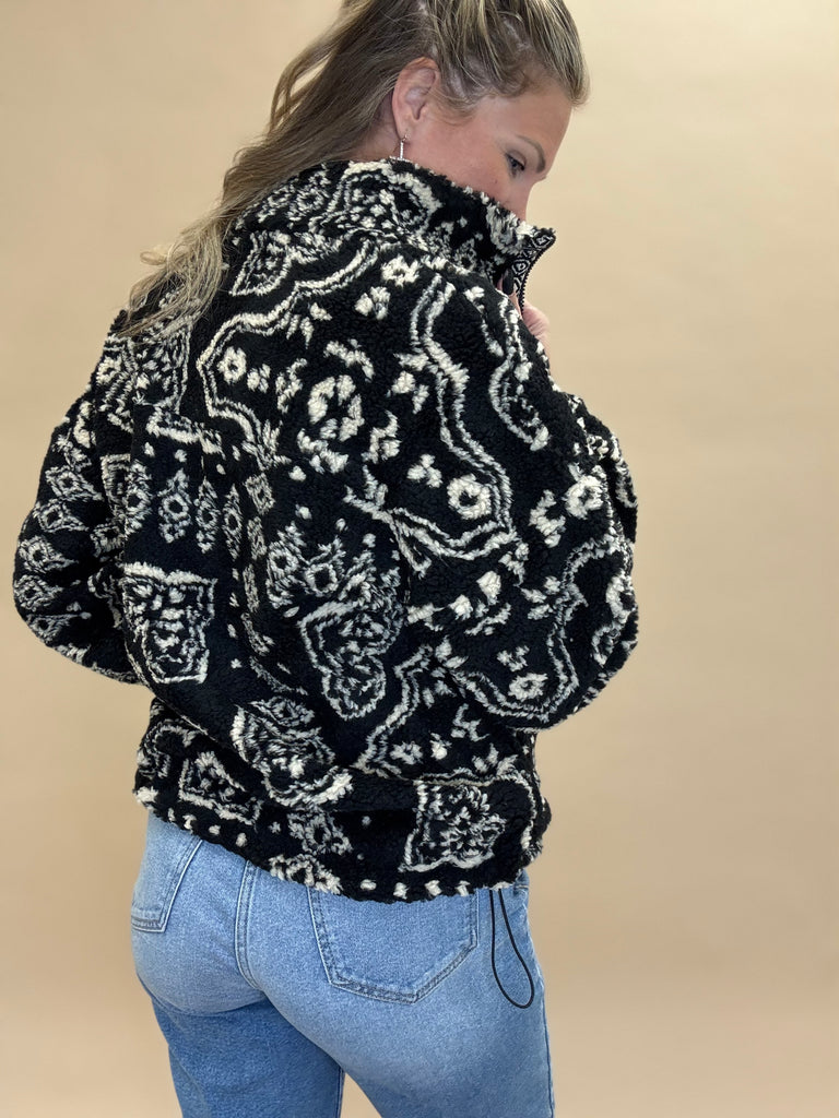 Paisley Sherpa Jacket