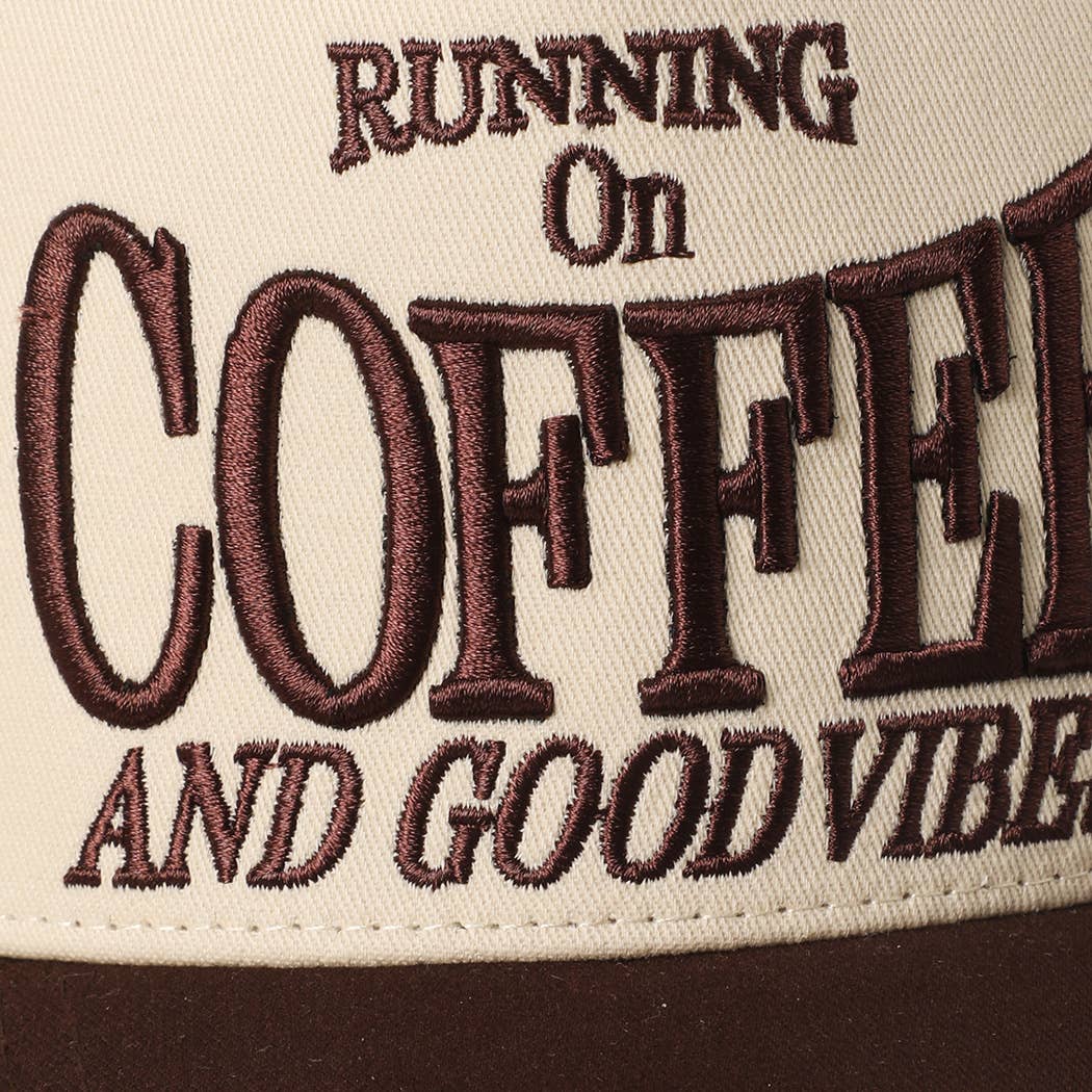 Running On Coffee Two Tone Hat