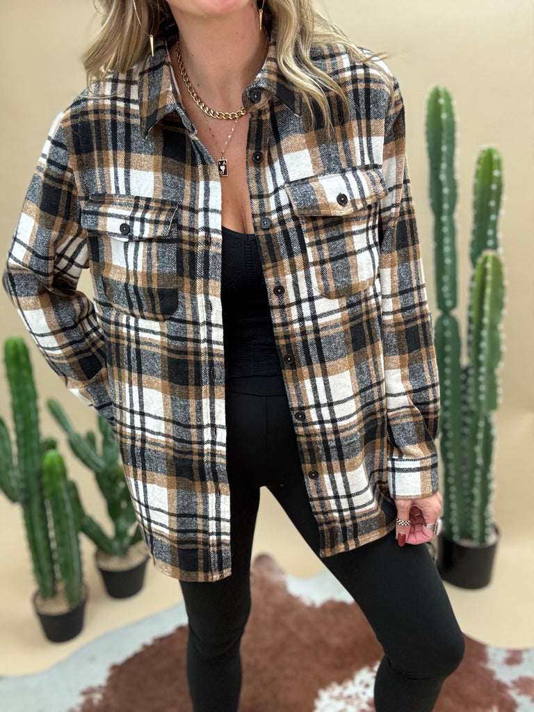 Saddle Soft Flannel Oversized
