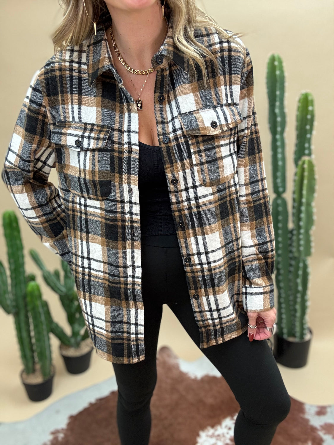 Saddle Soft Flannel Oversized