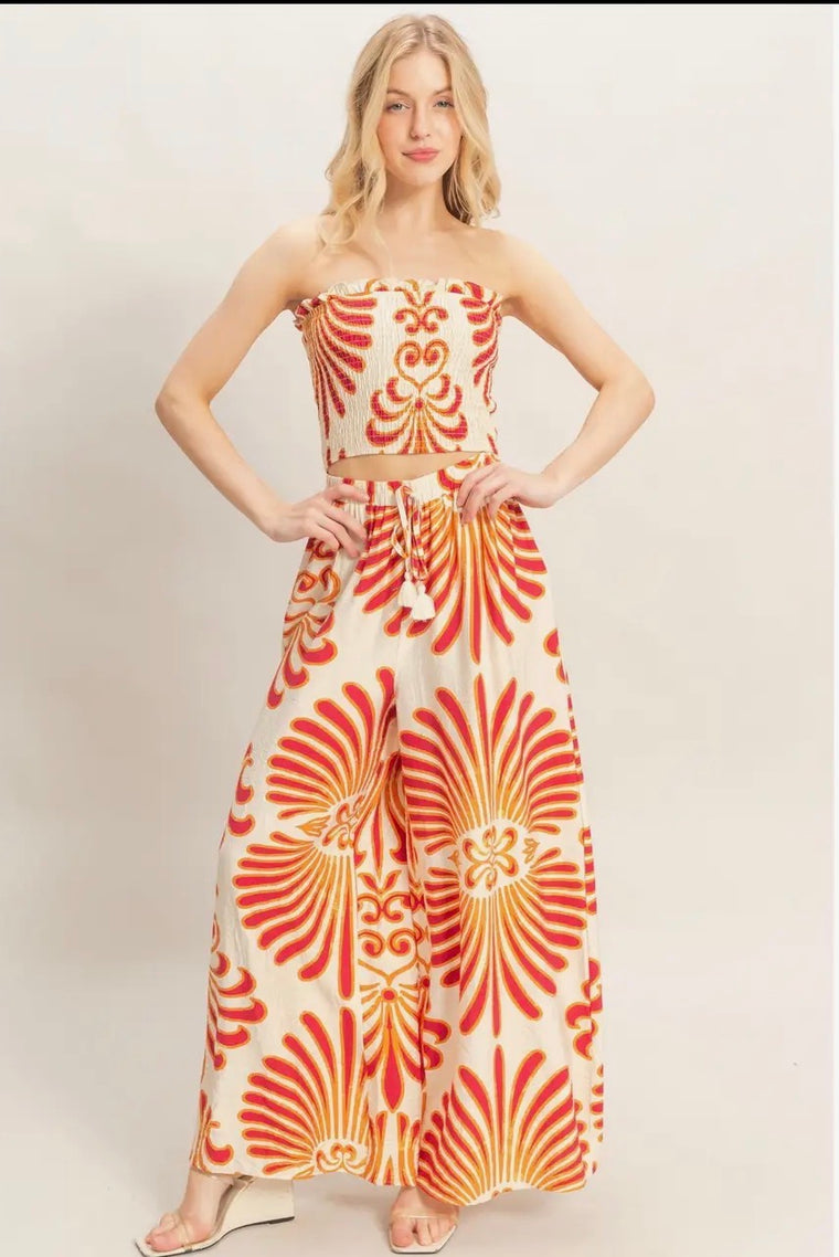 Marsala Pant Set