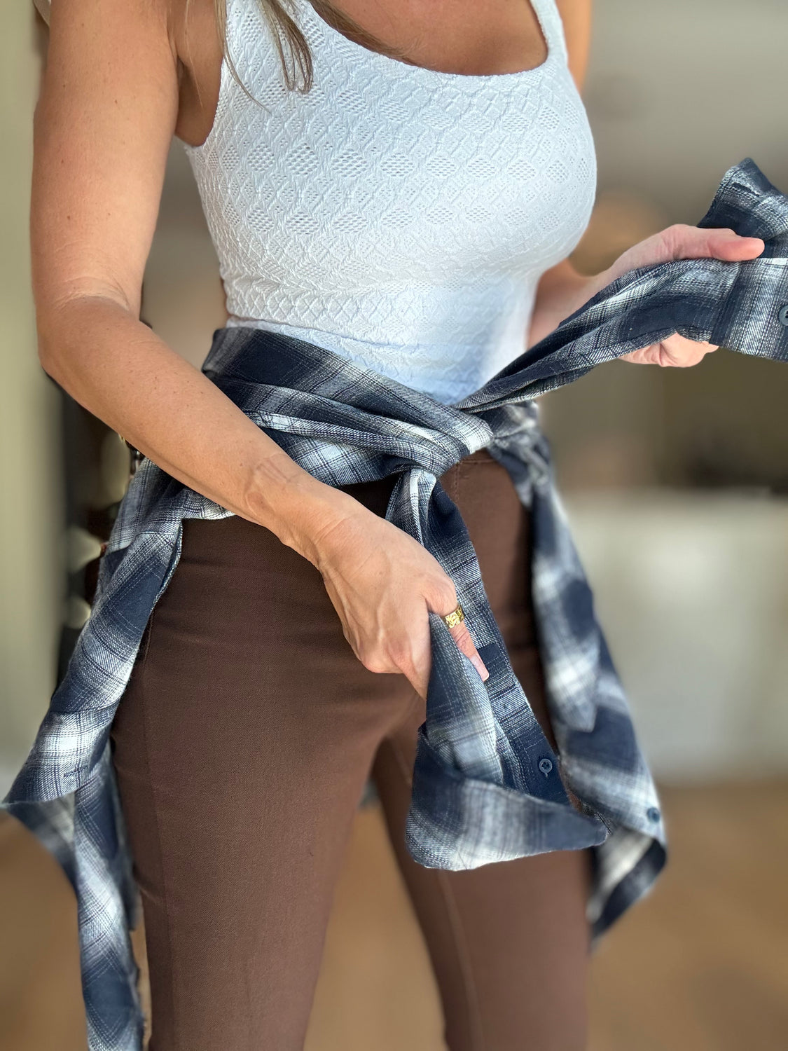 Jaxon Side Slit Flannel