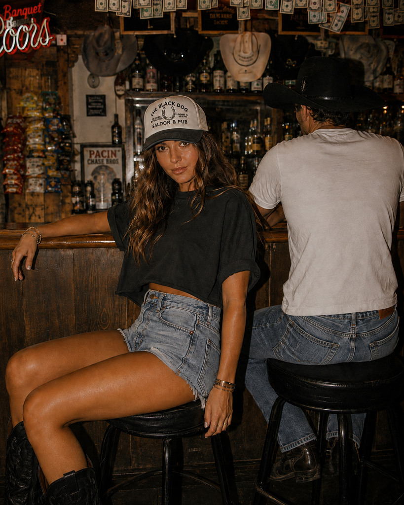 The Black Dog Saloon Trucker Hat