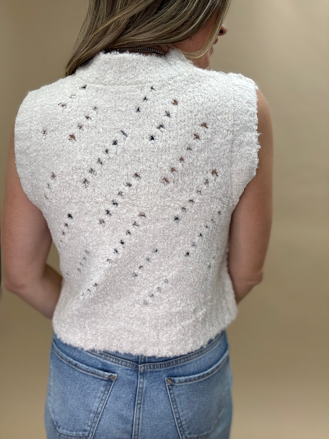 Oatmeal Sweater Vest