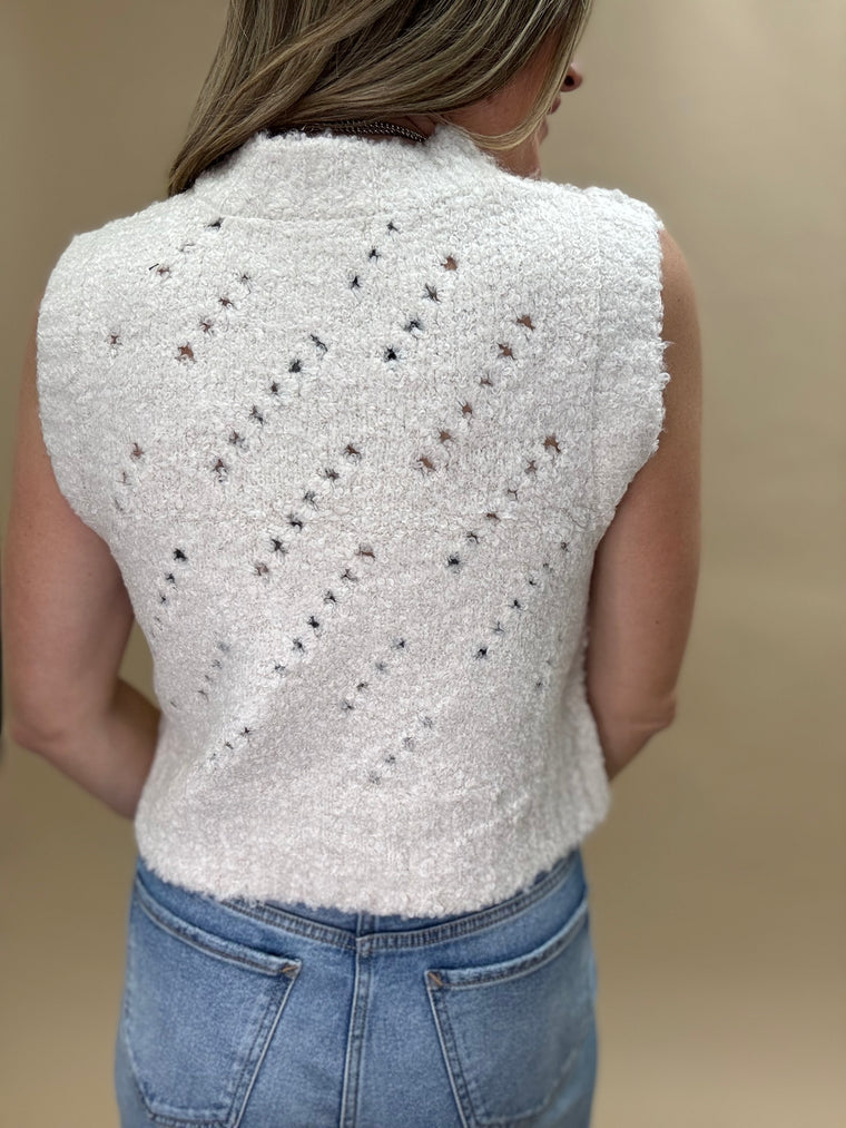 Oatmeal Sweater Vest