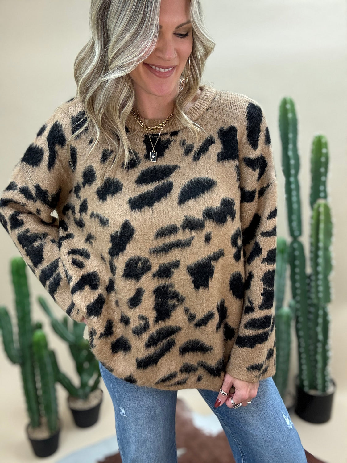 Cheetah Sweater