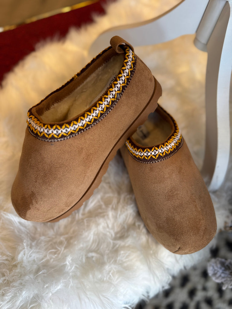 Cozy Mule Platform Slipper