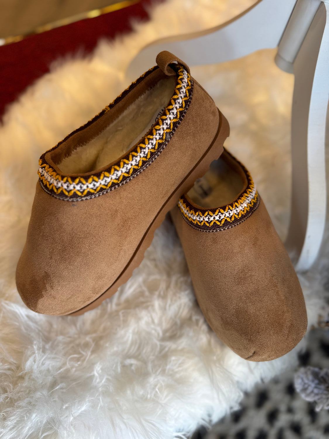 Cozy Mule Platform Slipper