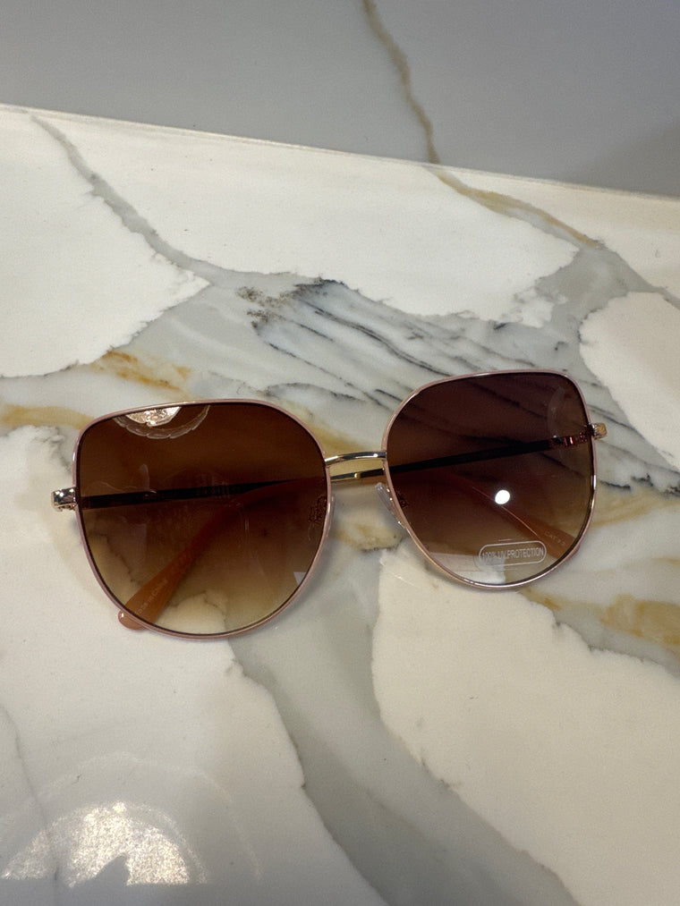 Retro Gold Sunglasses