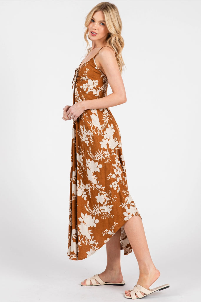 Copper Canyon Floral Maxi Dress