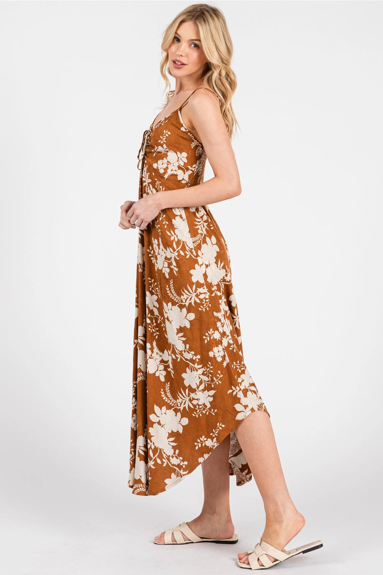 Copper Canyon Floral Maxi Dress