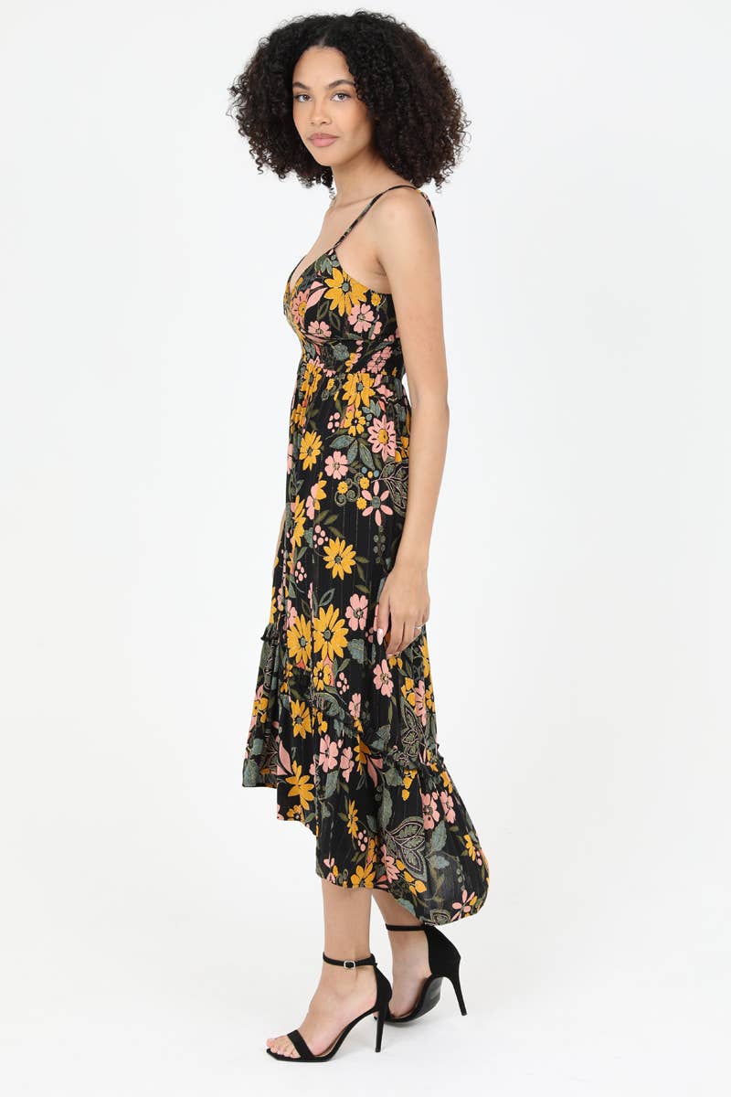 Sunny Daze Floral Midi Dress