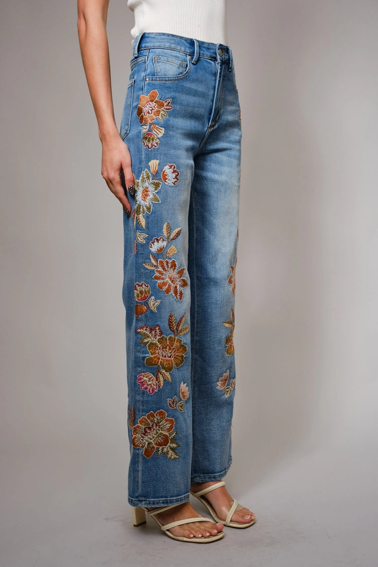 Secret Garden Embroidered Jeans