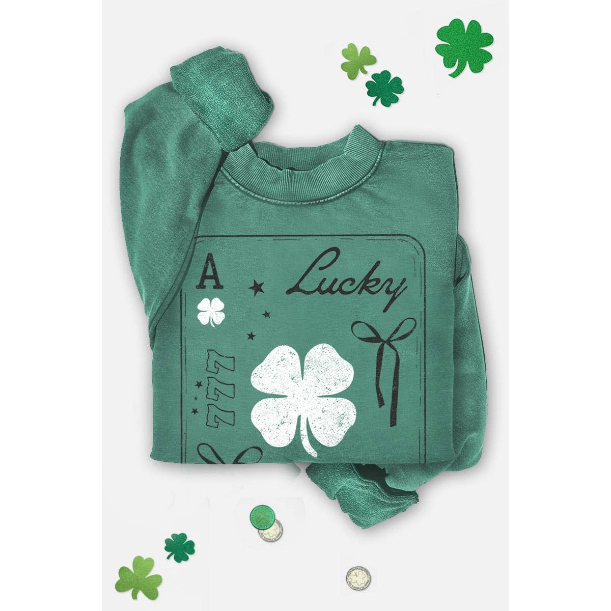 Shamrock Ace Graphic Pullover