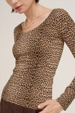 Leopard Stretch Long Sleeve