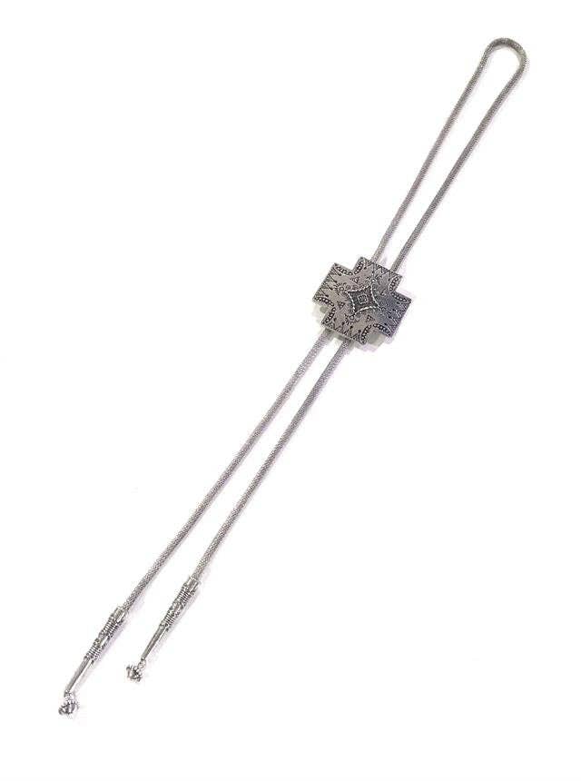 Cross Bolo Necklace