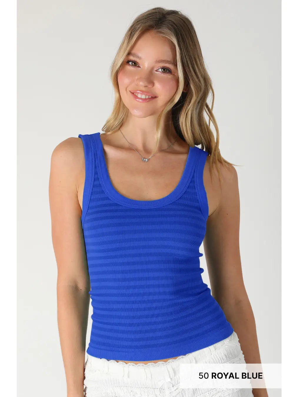 Stripe Stretch Tank