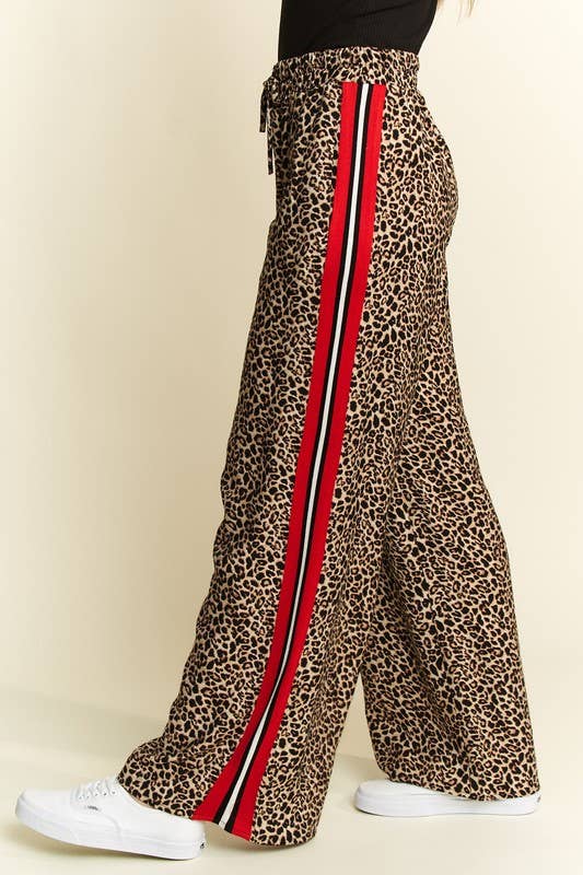 Red Rider Leopard Track Pants