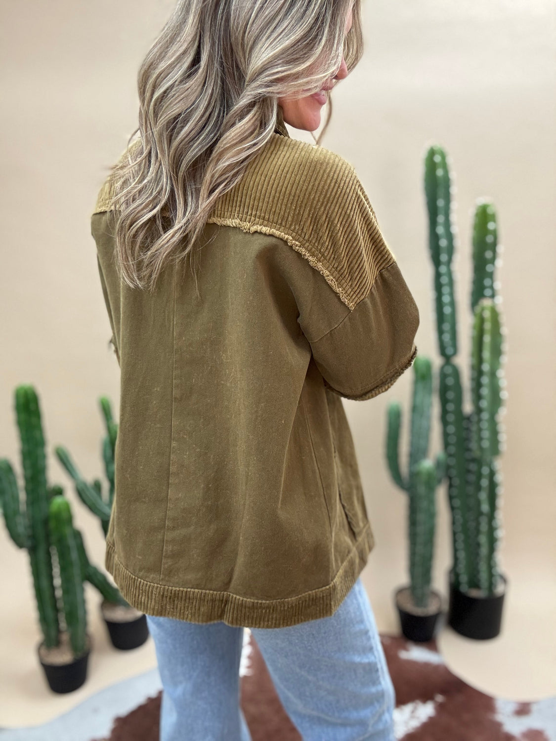 Coyote Corduroy Shacket