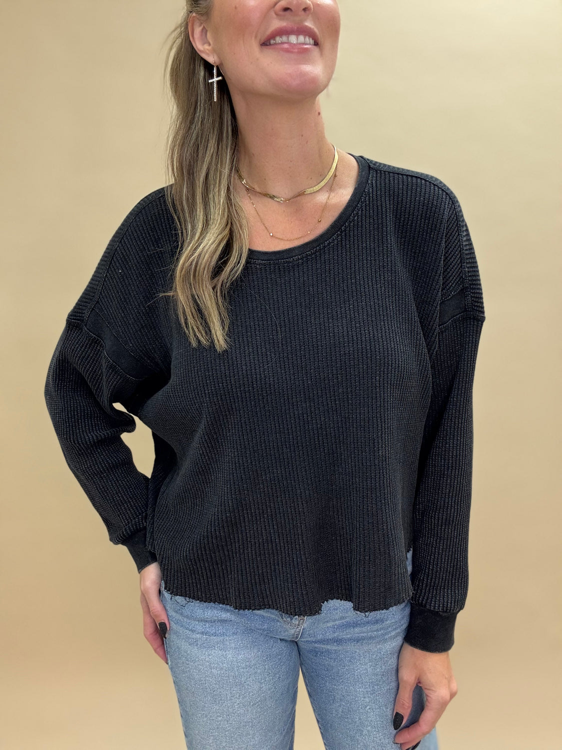 Thermal Ash Black Long Sleeve