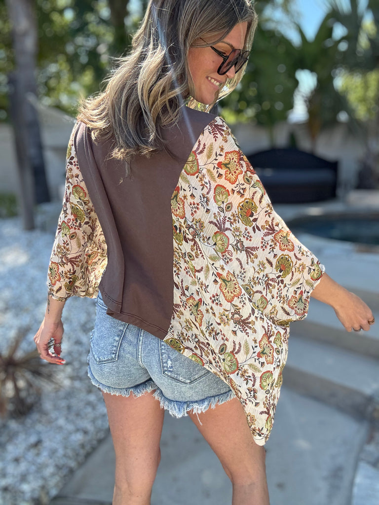 Tiger Kaftan Top