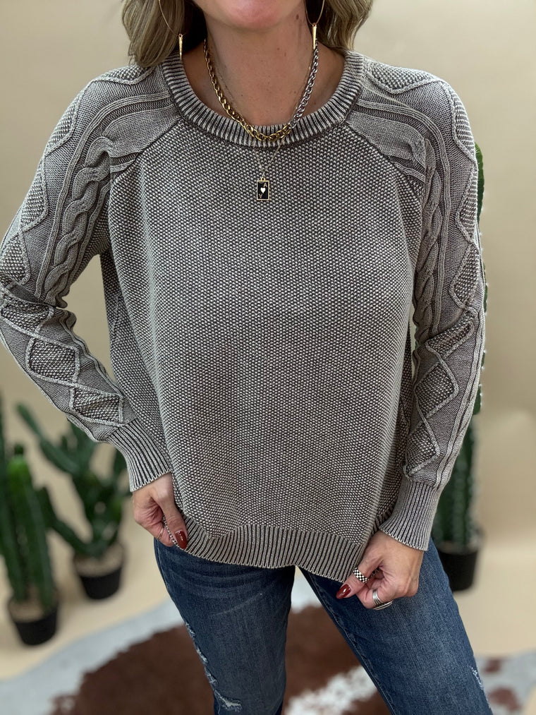 Creme Brulè  Mocha Sweater