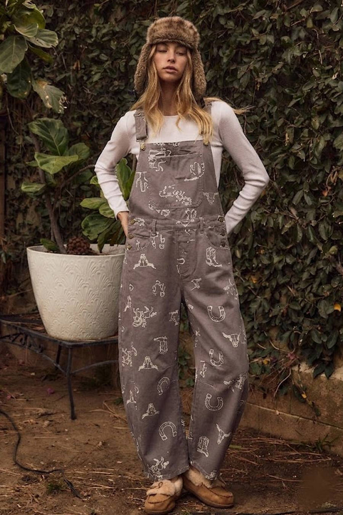 Cowgirl Core Midnight Overalls