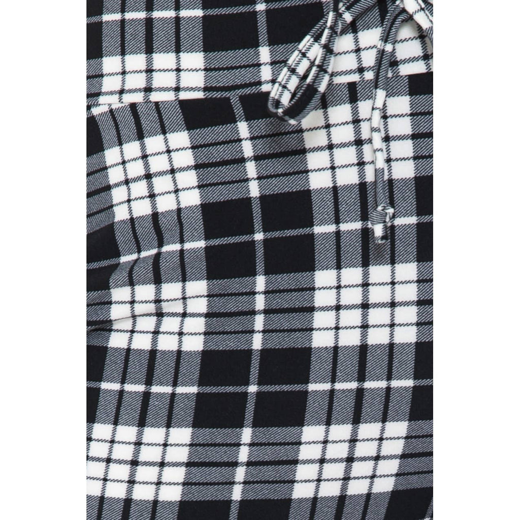 Black Plaid Pajama Pants