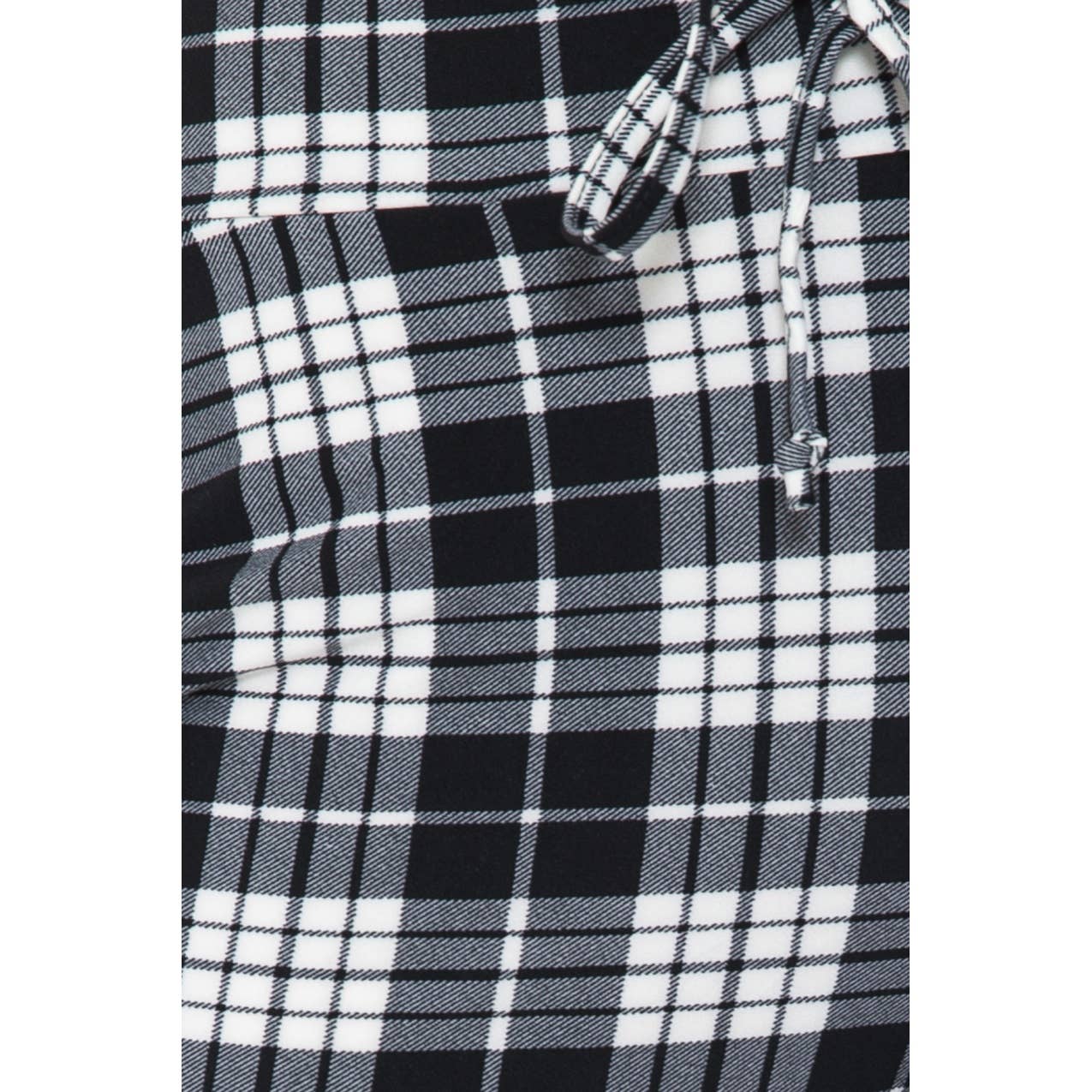 Black Plaid Pajama Pants