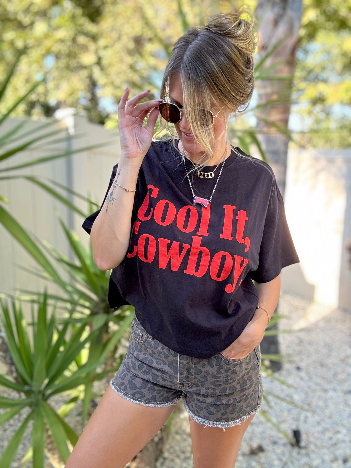 Cool It Cowboy Graphic Tee