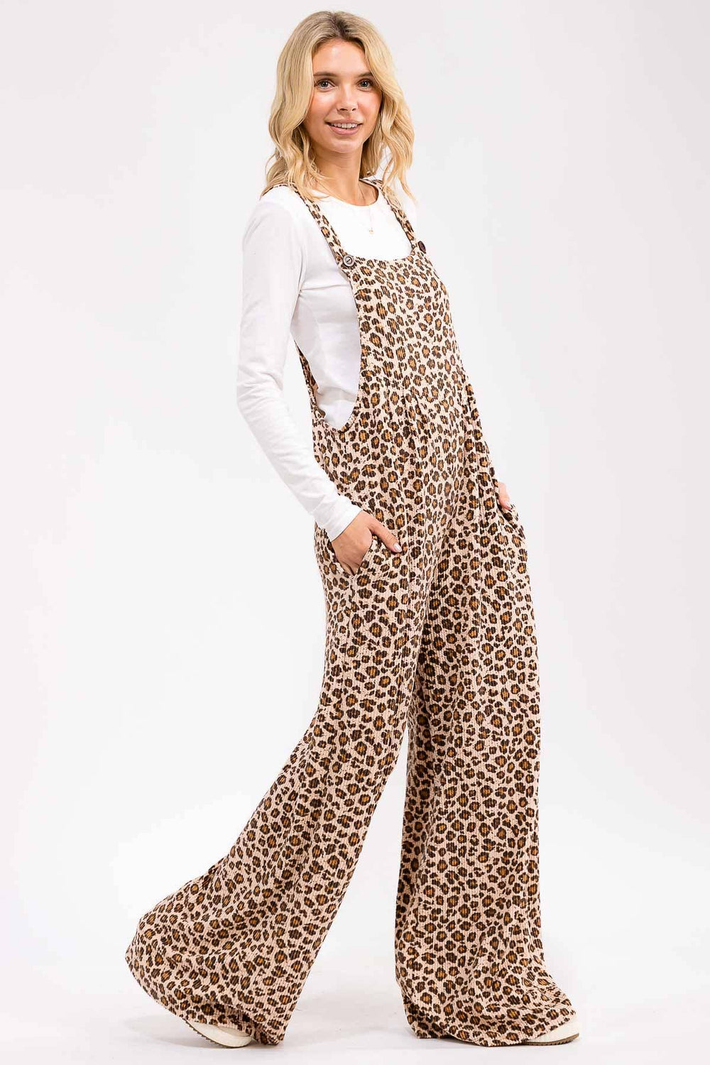 Wild Child Leopard Overalls
