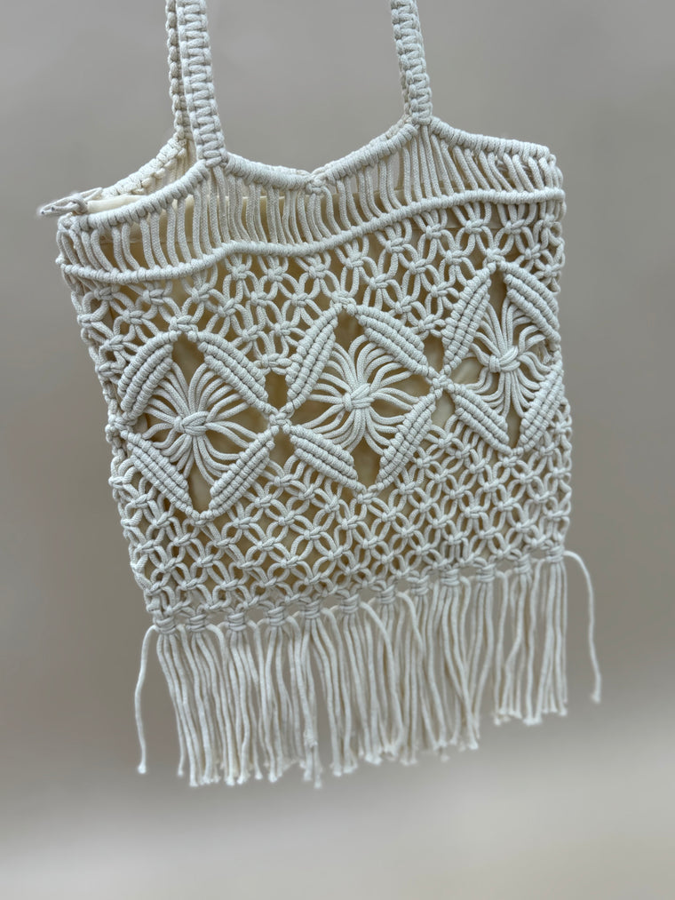 Macremè Fringe Bag
