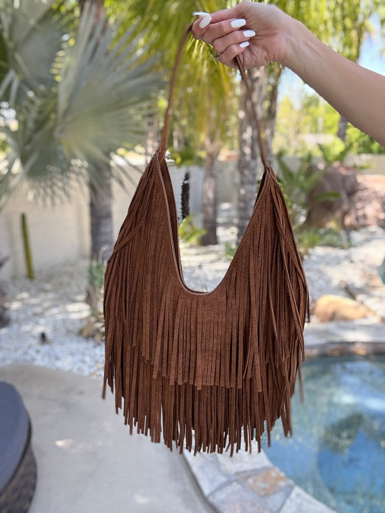 Fringe Hobo Bag