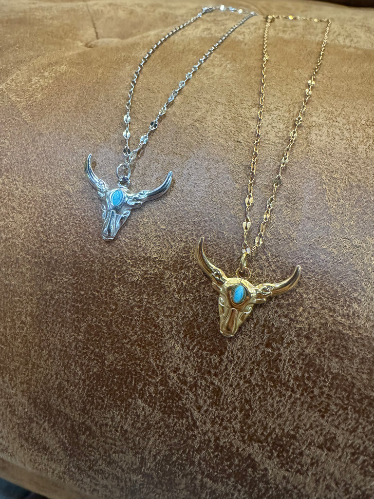 Long Horn Necklace