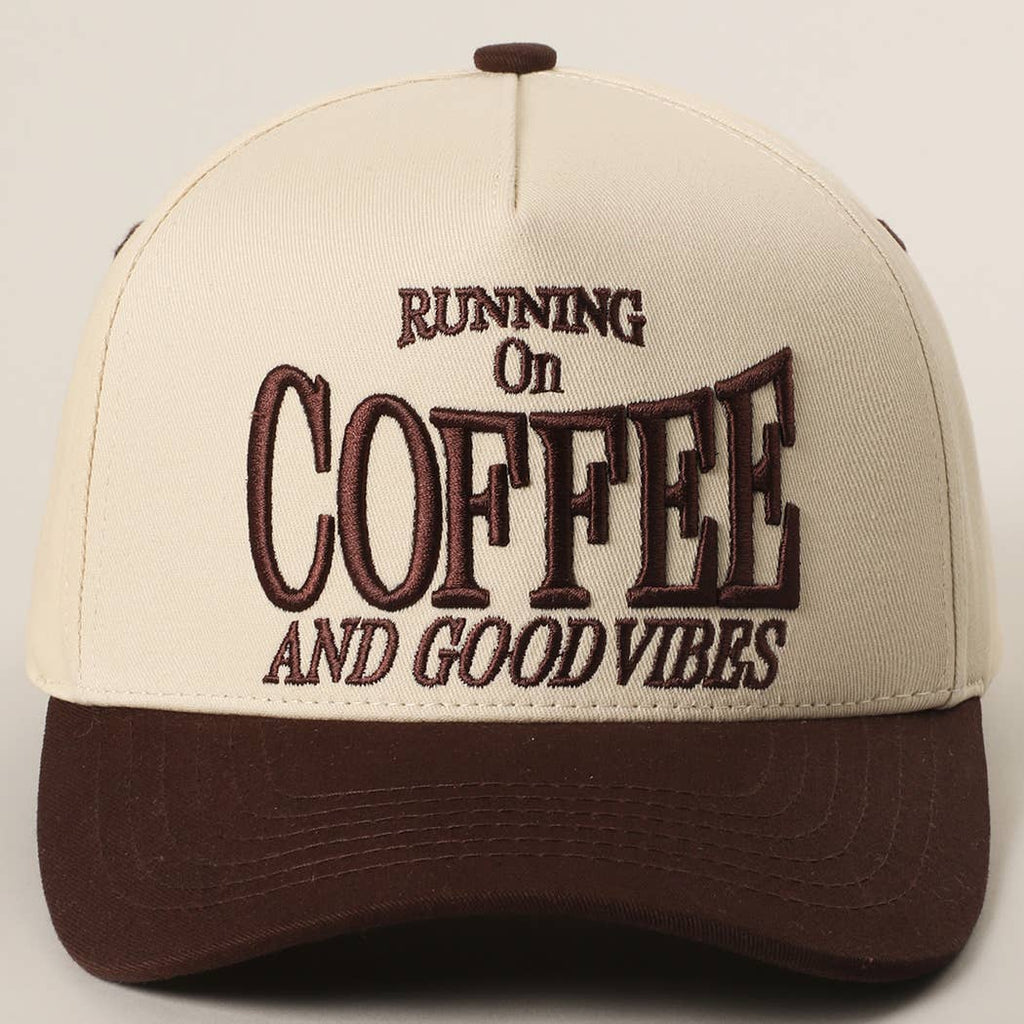 Running On Coffee Two Tone Hat