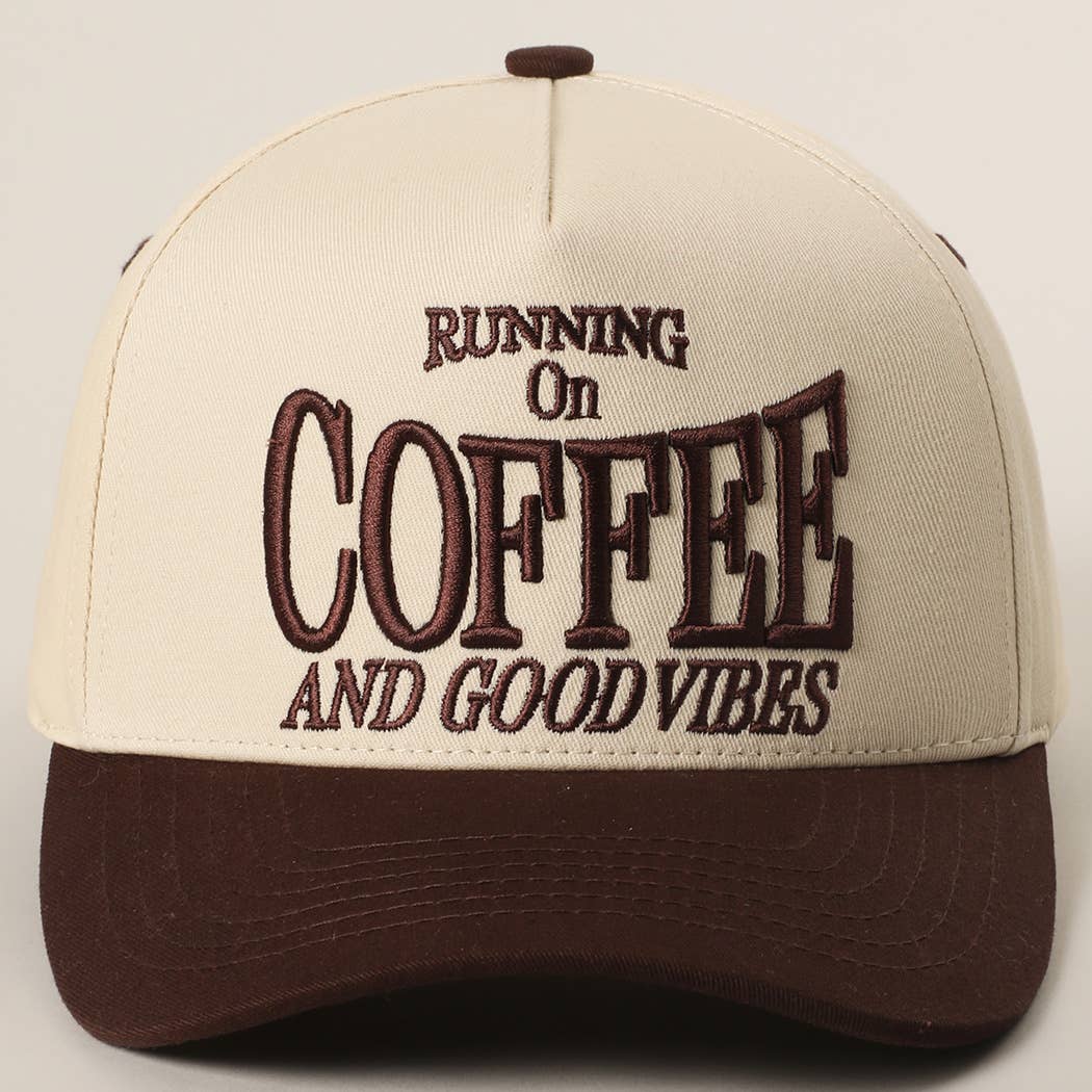 Running On Coffee Two Tone Hat