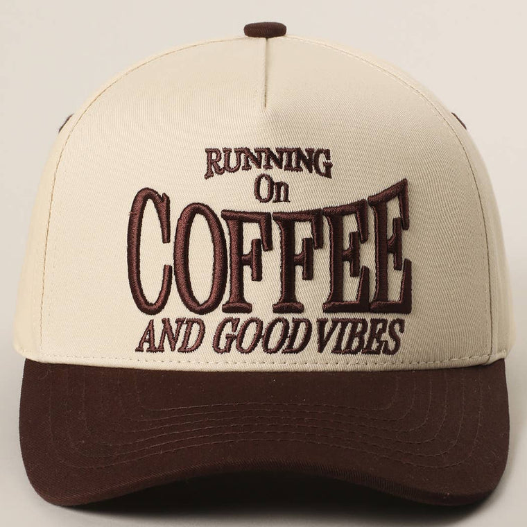 Running On Coffee Two Tone Hat