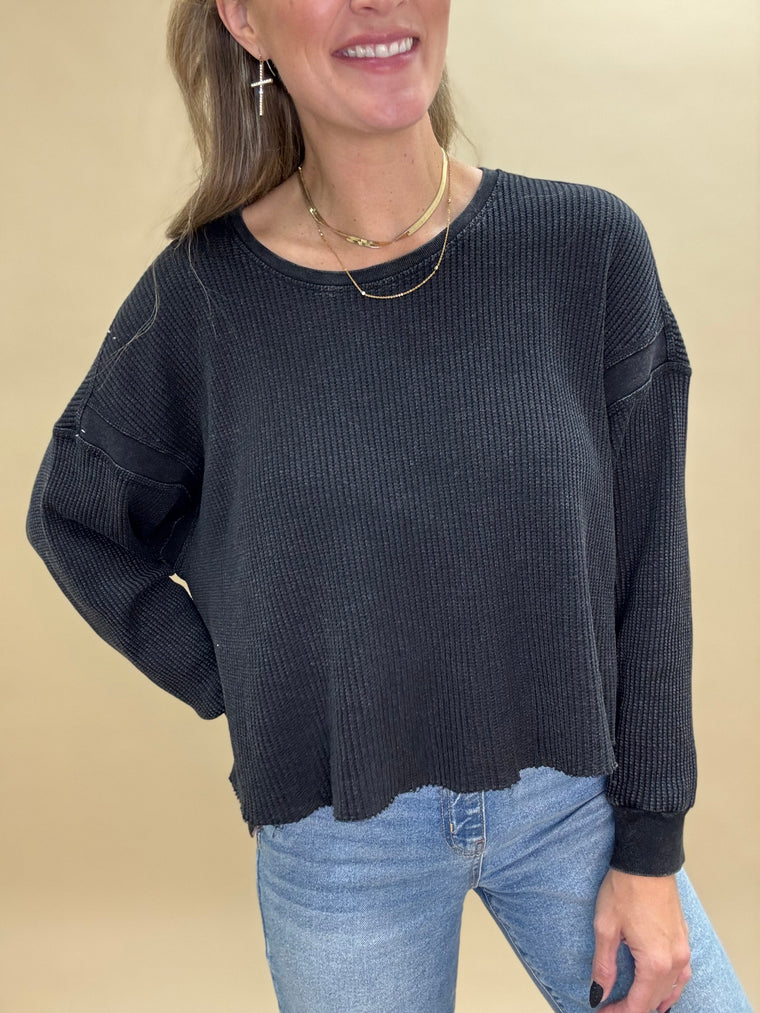 Thermal Ash Black Long Sleeve