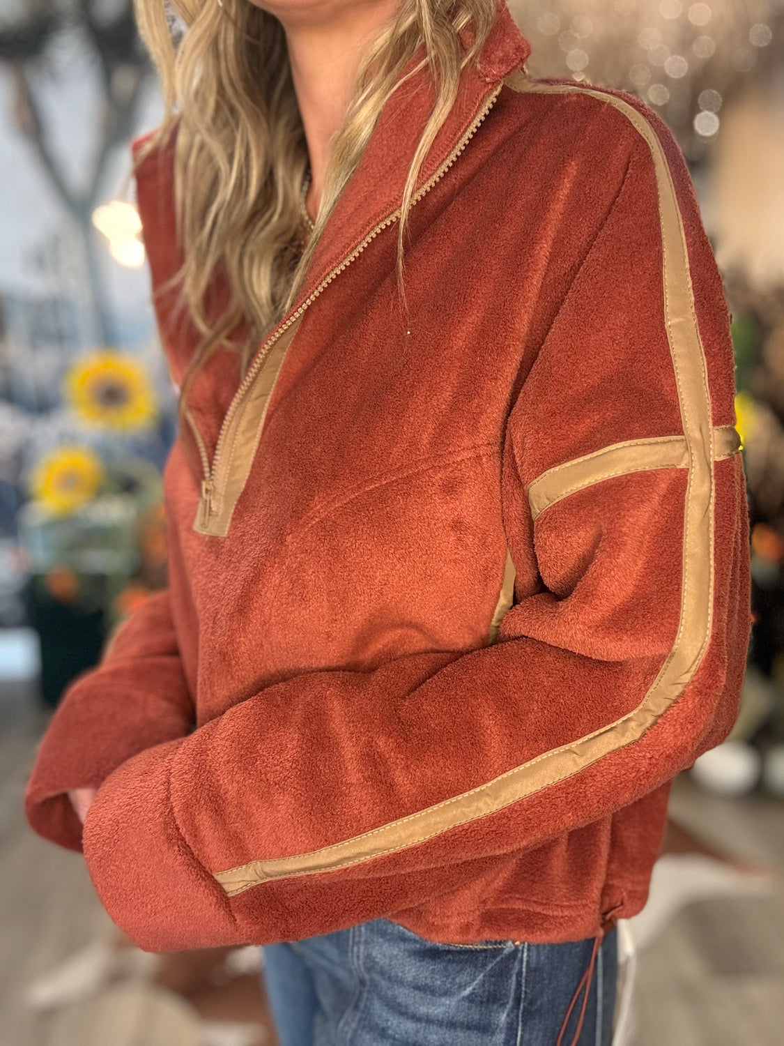 Desert Ember Fleece Pullover