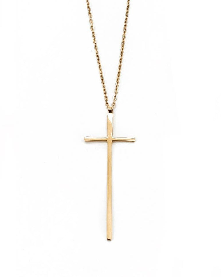 Tabby Cross Necklace || Choose Style
