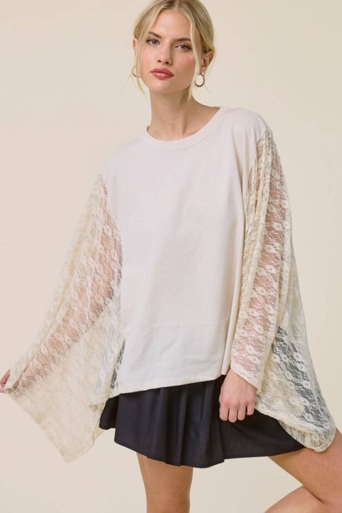 Lace Wing Top