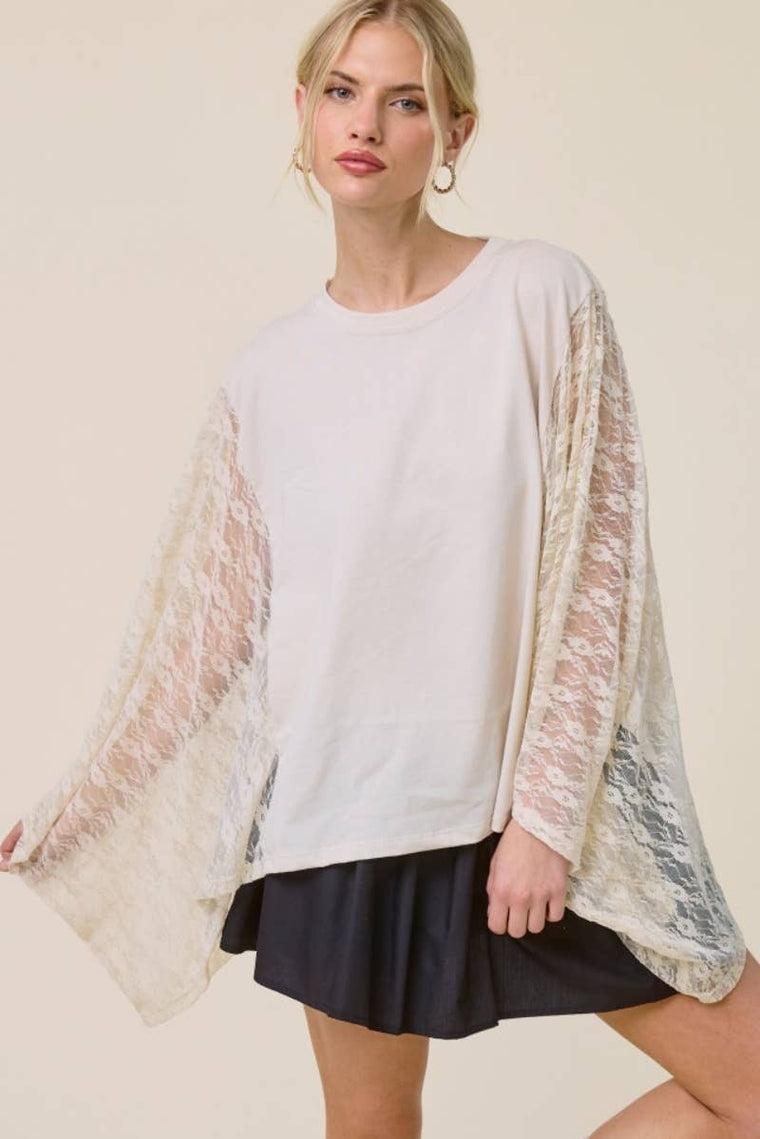 Lace Wing Top