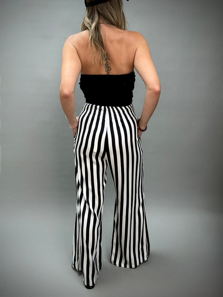 Anderson Stripe Wide Leg Pants