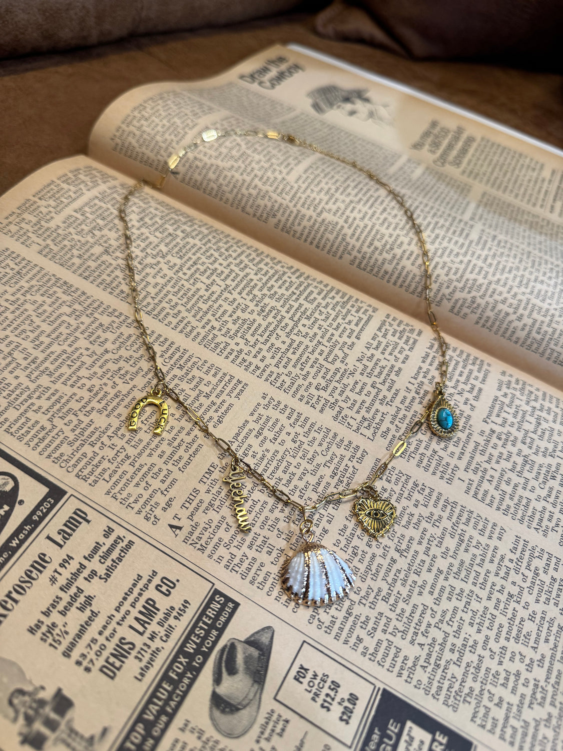 Coastal Cowgirl Charm Necklace