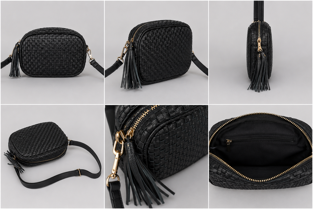 Checkmate Black Crossbody Purse