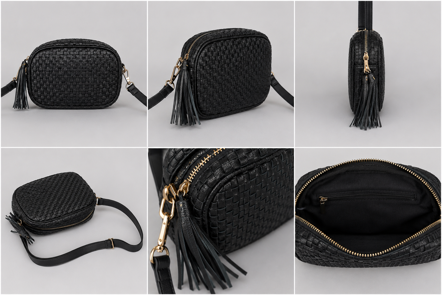 Checkmate Black Crossbody Purse