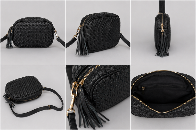 Checkmate Black Crossbody Purse