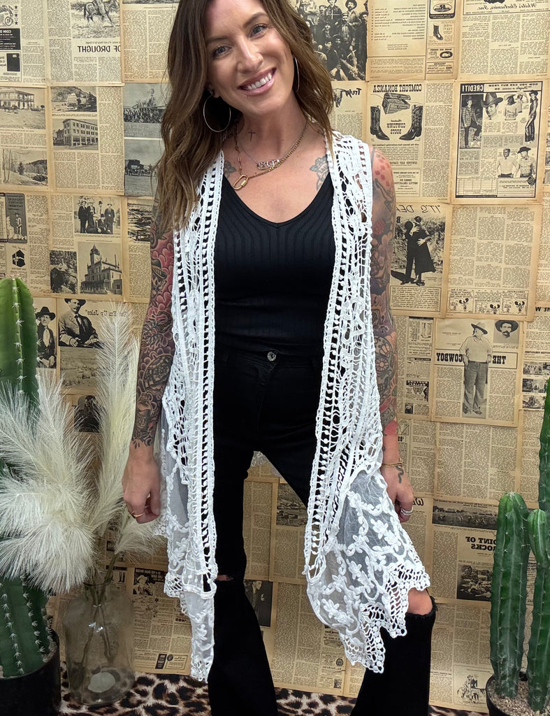 Crochet Sleeveless Vest